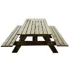 Forest 70x150x150cm Rectangle Picnic Table Small