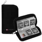 MyMemory Card Wallet for Memory Cards 22 Slots Carrying Case - Black