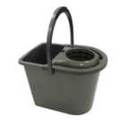 Jvl 15 Litre Recycled Plastic Mop Bucket, Grey