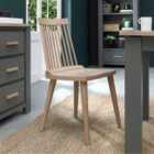 Cookham Pair Of Spindle Chairs - Scandi Oak