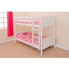 SleepOn 2Ft6 Shorty Small Single Wooden Bunk Bed White