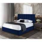 Marilynn Bed Plush Velvet Blue