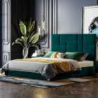 Conmo Bed Plush Velvet Green
