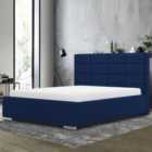 Tuanso Bed Plush Velvet Blue