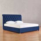Kelist Bed Plush Velvet Blue