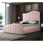 Magnifik Bed Plush Velvet Pink