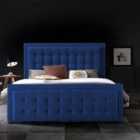 Swain Bed Plush Velvet Blue