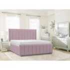 Nicolo Bed Plush Velvet Pink