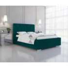 Khuduro Bed Plush Velvet Green