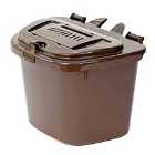 All-green Vented 5L Compost Caddy - Brown