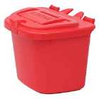 All-green Vented 5L Compost Caddy - Red
