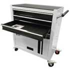 Autojack Portable Tool Trolley Workshop Cabinet With 4 Drawers