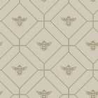 Holden Decor Honeycomb Bee Taupe Wallpaper