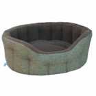 P&L Jumbo Premium Heavy Duty Basket Pet Bed w/ Fleece Lining