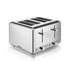 Swan ST14064N 4-Slice Polished Stainless Steel Toaster