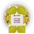 Ocado Pitted Green Olives 120g
