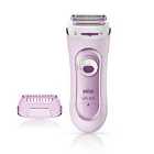 Braun Silk-epil Lady Shaver Ls5100 Electric Shaver With Trimmer Cap - Pink