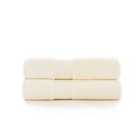 Bliss Pima 2 Pack Bath Sheet - Cream