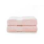 Bliss Pima 2 Pack Bath Sheet - Pink