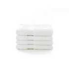 Bliss Pima 4 Pack Face Cloth - White