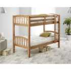 Mya Pine Bunk Bed and Spring Mattresses