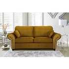 Oakana Luxury Plush Velvet 3 Seater Sofa Gold