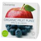Clearspring Organic Apple & Blueberry Puree 2 x 100g