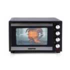Geepas GO34046 38L 1600W Mini Oven And Grill - Black