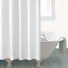 Ceramic Extra Long White Shower Curtain