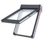 Keylite Top Hung Double Glazed White Timber Fire Escape Roof Window