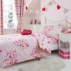 Loveable Hearts Duvet Cover and Pillowcase Set