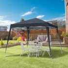 Outsunny Garden Pop up Gazebo Tent Marquee Party Steel Water-resistant 3 x 3M