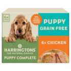 Harringtons Grain Free Puppy Food Trays In Chicken 6 x 400g
