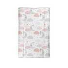 Bebeluca Over The Moon Pink Warm Feel Supersoft Changing Mat Large Size - Washable & Tumble Dry