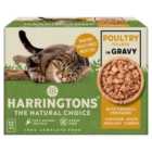 Harringtons Wet Cat Food Pouches Meat in Gravy 12 x 85g