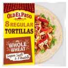 Old El Paso 8 Super Soft Whole Wheat Tortillas 326g
