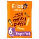 Ella's Kitchen Carrot & Parsnip Melty Puffs Baby Snack 6+ Months 20g
