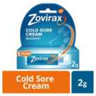 Zovirax Cold Sore Treatment Cream Contains Aciclovir Pump Dispenser 2g