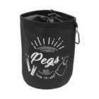 Jvl Large Peg Bag With 72 Prism Soft Touch Mini Pegs