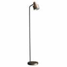 Crossland Grove Mayfair Floor Lamp Brass / Black