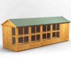 20X6 Power Apex Potting Shed Combi Including 4Ft Side Store