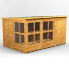 12X8 Power Pent Potting Shed Combi Including 4Ft Side Store