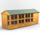 18X6 Power Apex Potting Shed Combi Including 4Ft Side Store