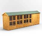 20X4 Power Apex Potting Shed Combi Including 6Ft Side Store