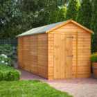 16X6 Power Overlap Apex Windowless Shed