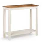 Coxmoor Console Table 90Cm Ivory And Oak