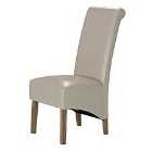 Heartlands Furniture 2pk Trafalgar Rubberwood Chairs - Cream