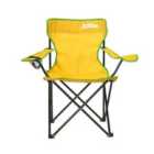 Just Be Camping Chair Yellow With Green Trim