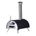 Haven Gas & Wood Fuel 13" Pizza Oven with Pizza Paddle - Black/Silver