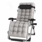 Groundlevel Luxury Recliner Extra Wide Gravity Chairs With Cup Holder - 1 Grey Chair